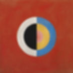- Hilma af Klint, “Svanen (El Cisne), No. 17, Grupo IX, Serie SUW, 1915. © Stiftelsen Hilma af Klints Verk. Photo: Moderna Museet-Albin Dahlström.