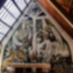 - Mary Adshead, mural del altar de la Iglesia St Francis, 1962.