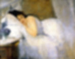 - Eva Gonzalès, "Awakening Girl", s/d. Kunsthalle Bremen.