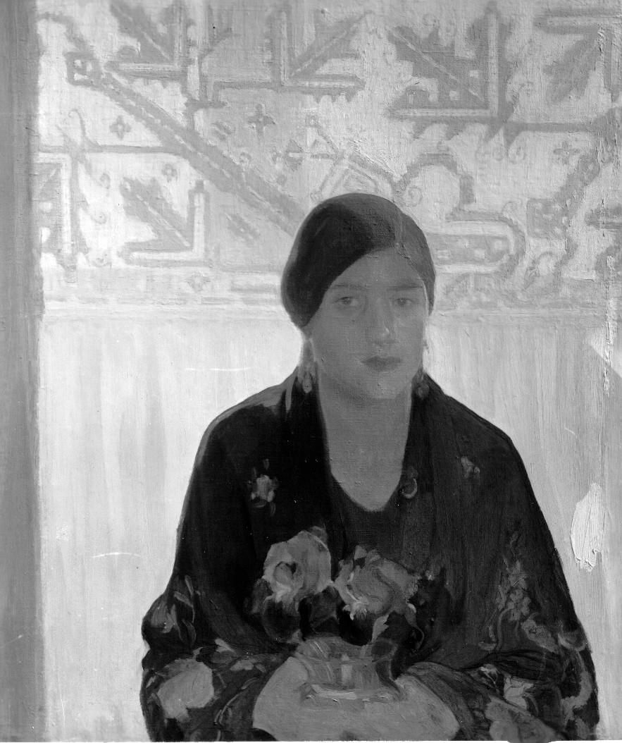 - María Sorolla, "Figura a contraluz", 1929. Archivo Moreno, Fototeca del IPCE, Ministerio de Cultura de España.