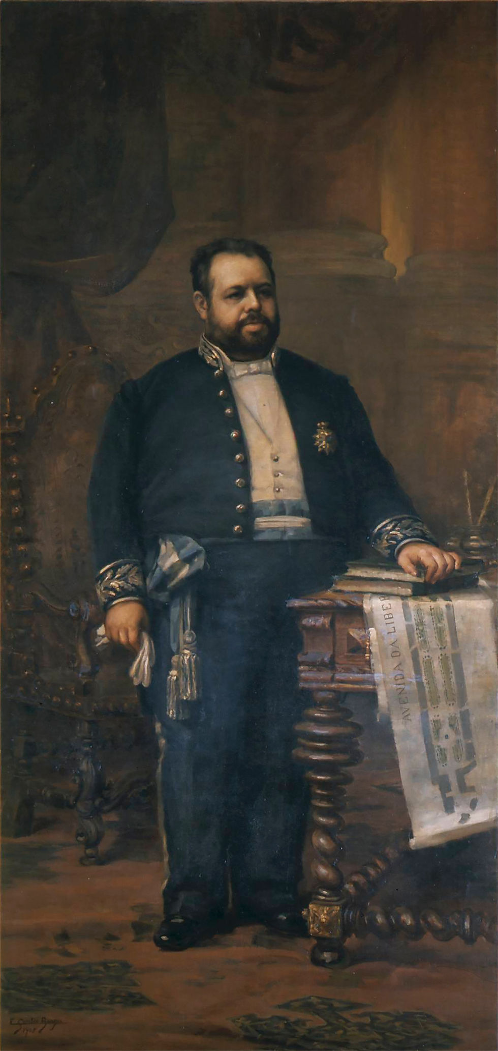 - Emilia dos Santos Braga, "José Gregório da Rosa Araújo (1840-1893), Presidente da Câmara de Lisboa", c.1900. Arquivo Municipal de Lisboa.