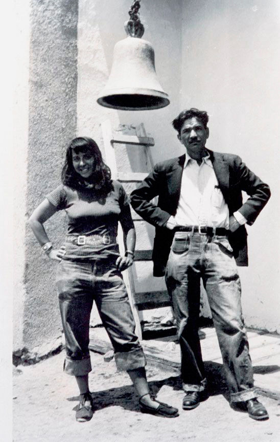 - Beatrice Mandelman and Louis Church, Las Trampas 1945. Courtesy of the Beatrice Mandelman and Louis Ribak Papers, The University of New Mexico Libraries, Center for Southwest Research.