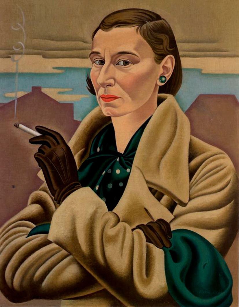 - Rita Angus, "Autorretrato", 1936-37. Dunedin Public Art Gallery, NZ.