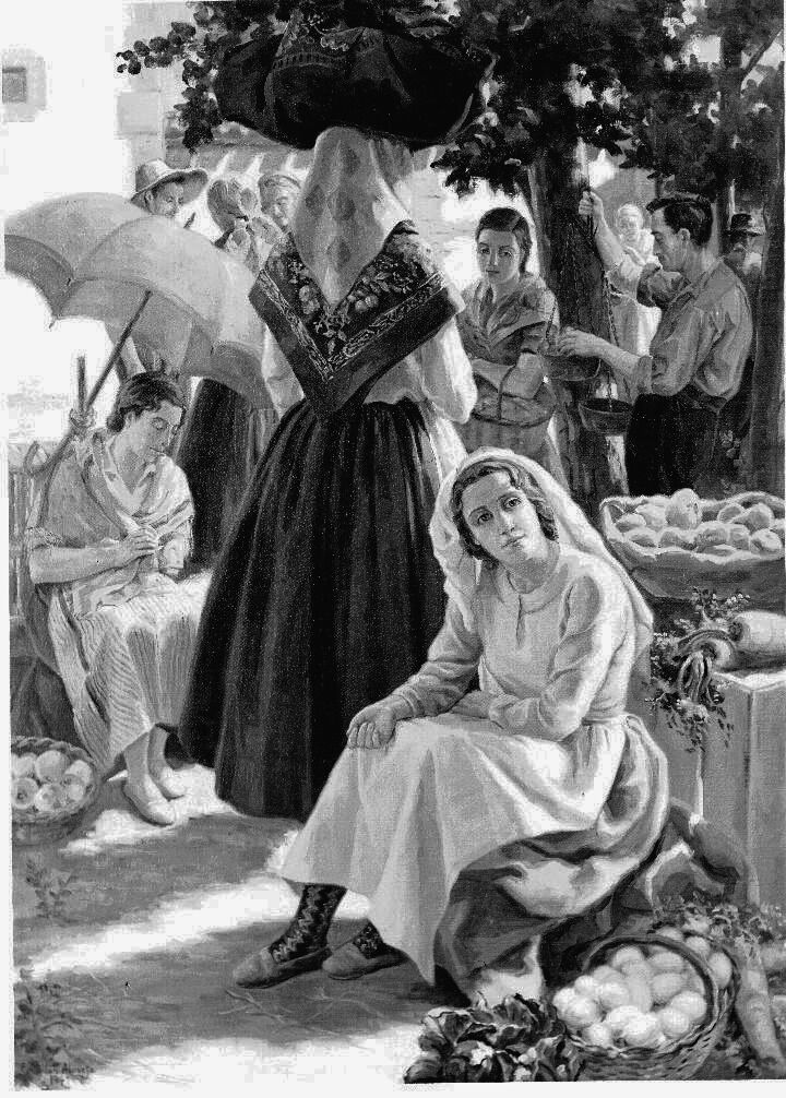 - Paula Millán Alosete, "En el Mercado", c. 1925. Archivo Moreno, Fototeca del IPCE, Ministerio de Cultura de España.