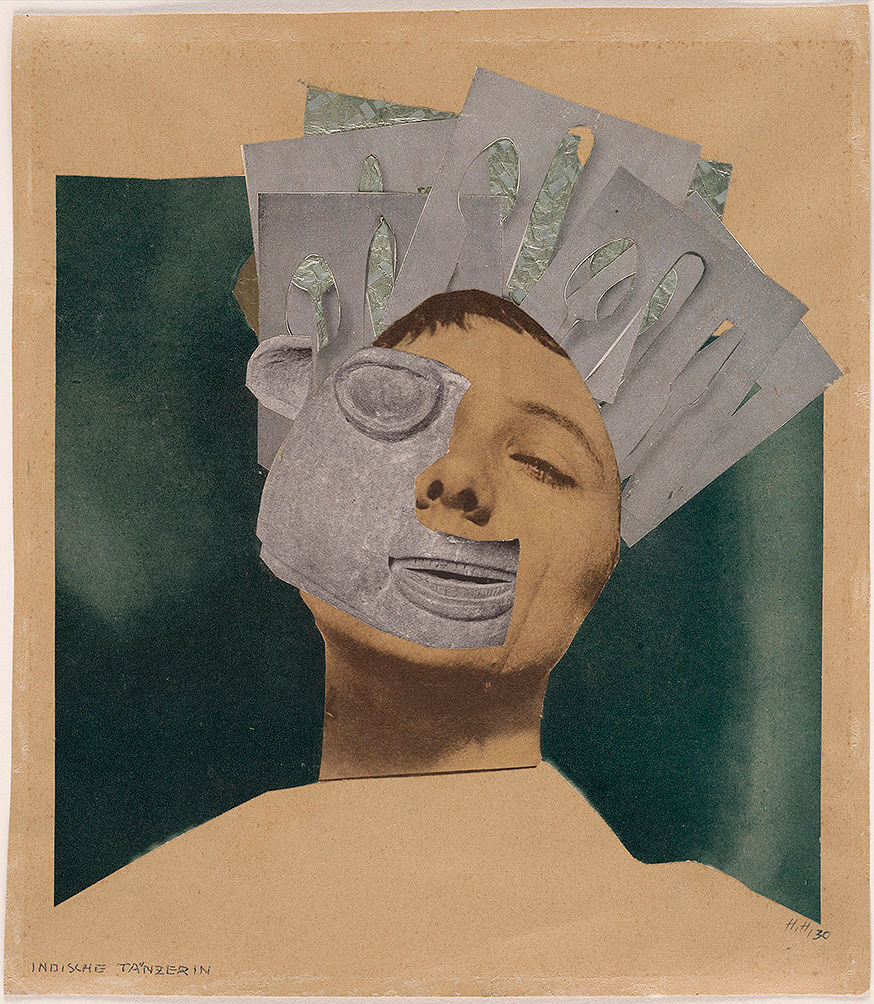 - Hannah Höch, "Indian Dancer- From an Ethnographic Museum", 1930. MOMA Museum, NY.