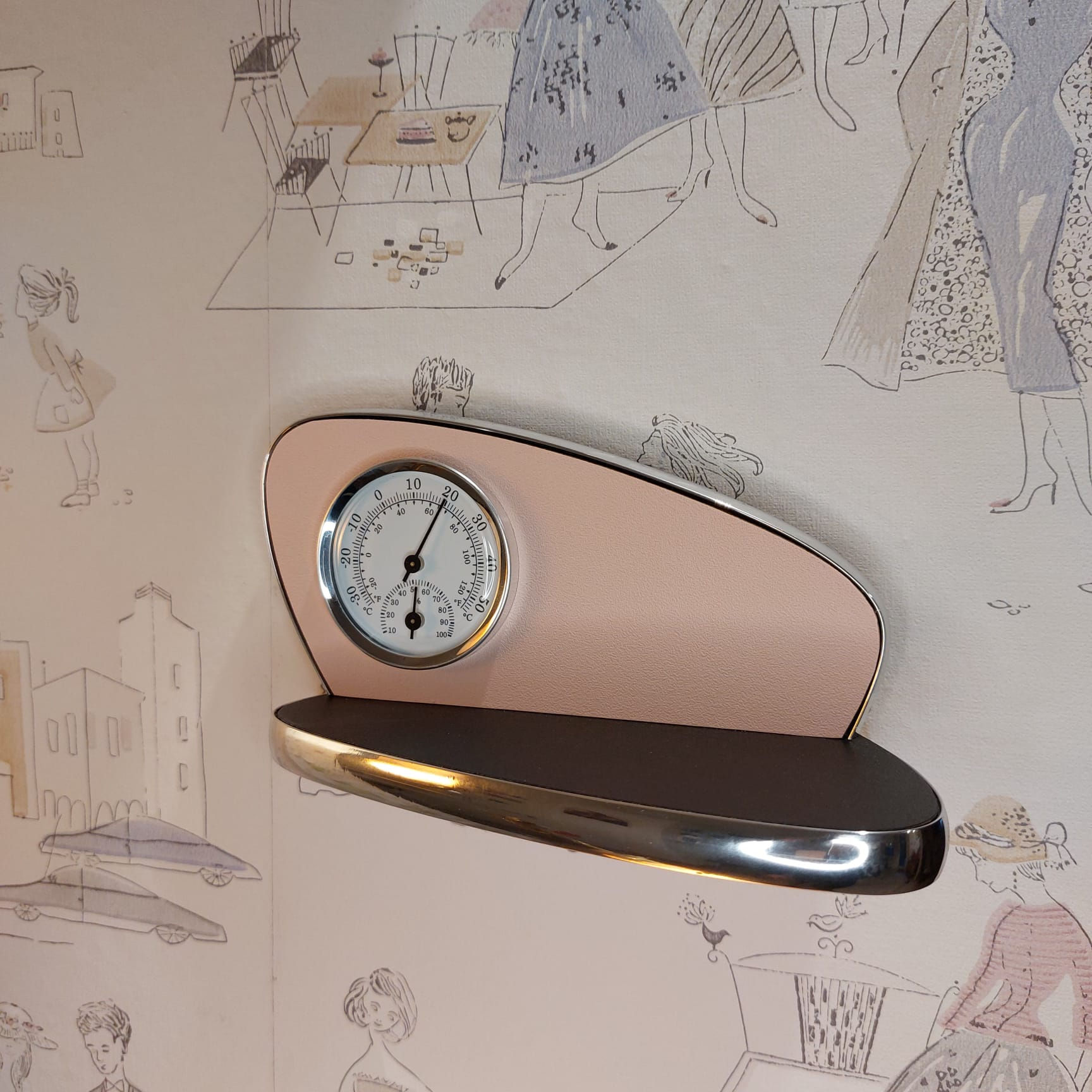 Tiny-Wing, chrom, Thermometer