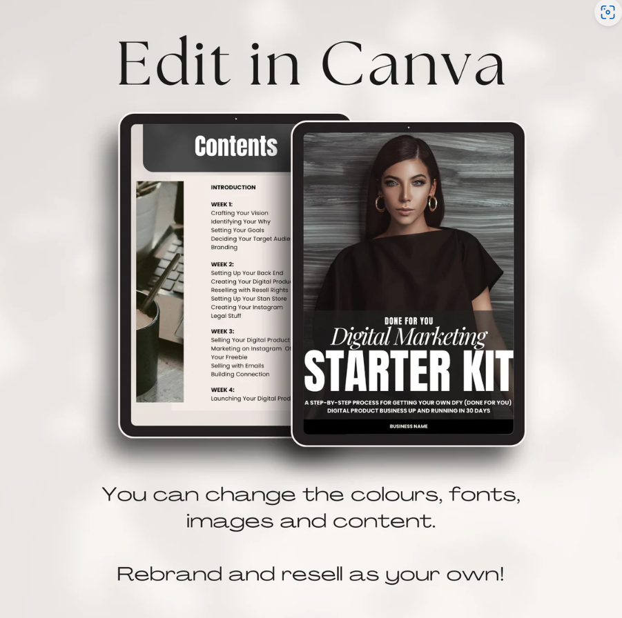 Thumbnail: Ultimate Digital Marketing Starter Kit + Content Guide