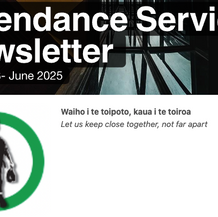 Attendance Service Panui - ISSUE #3
