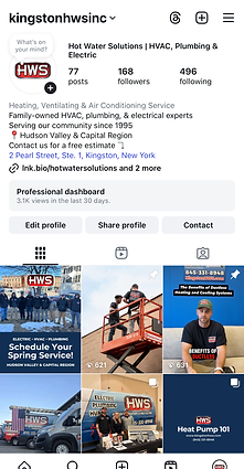 Hot Water Solutions (HWS) Instagram