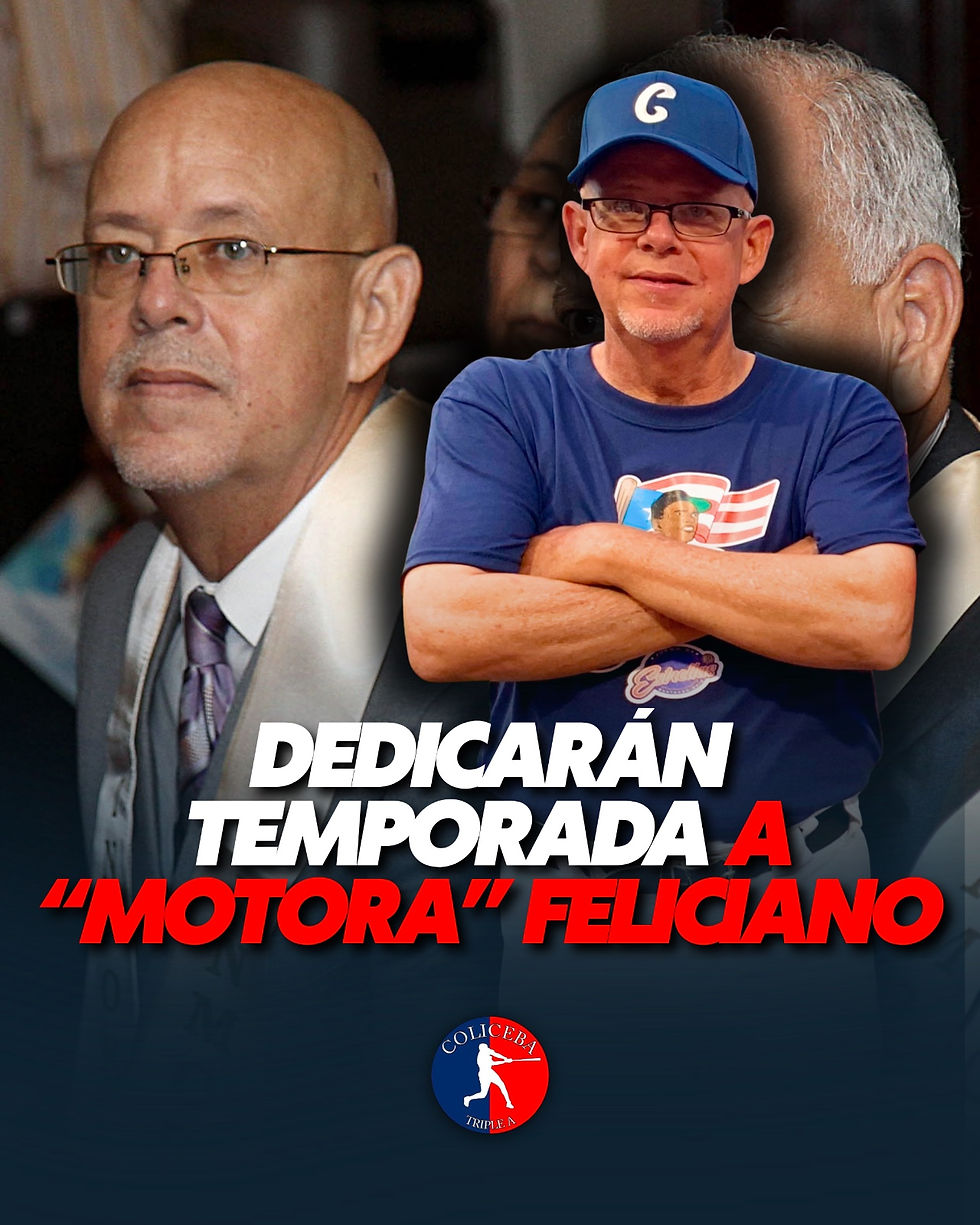 COLICEBA dedicará su Temporada 2026 a Jesús “Motora” Feliciano