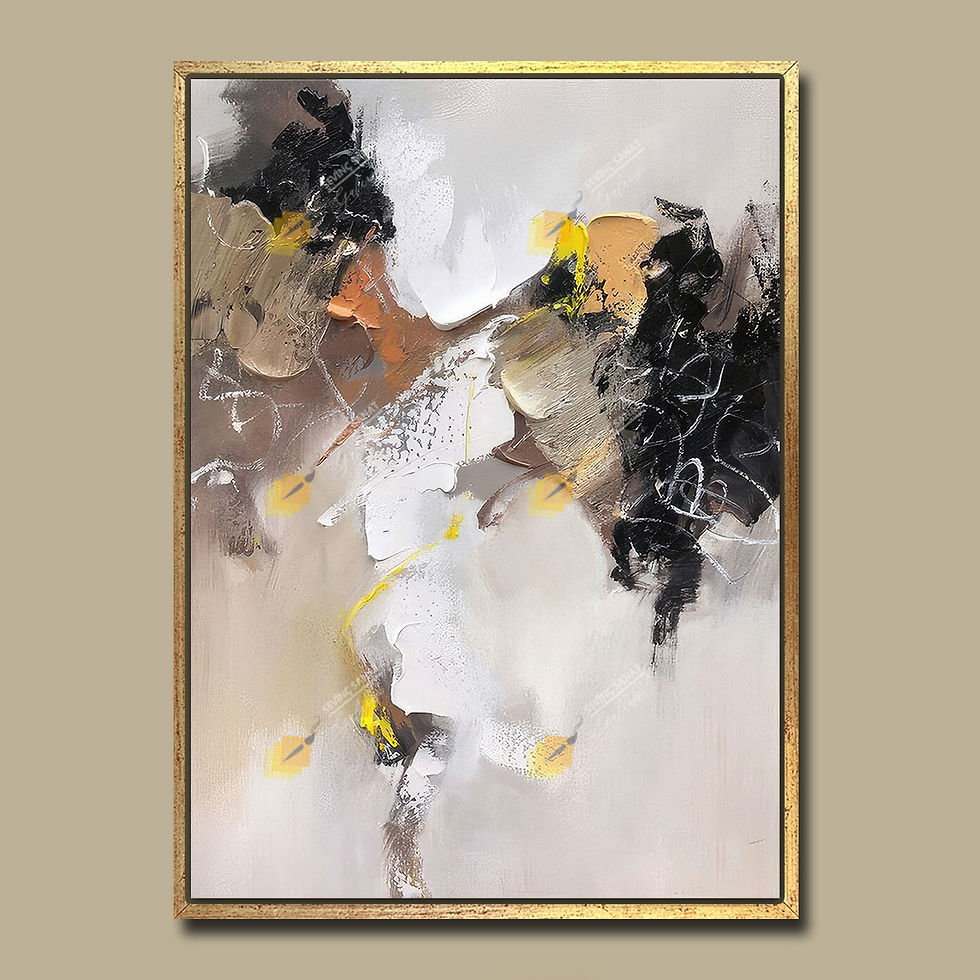 Küçük resim: Abstract Tone ( Sanatsal Yağlı Boya Dokulu Tablo )