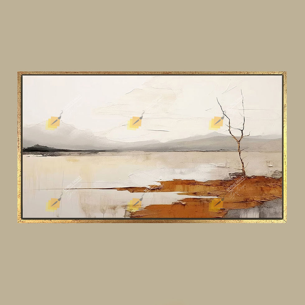 Küçük resim: Abstract Simple ( Sanatsal Yağlı Boya Dokulu Tablo )