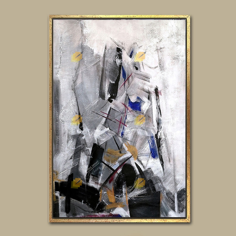 Küçük resim: Abstract Painting ( Sanatsal Yağlı Boya Dokulu Tablo )