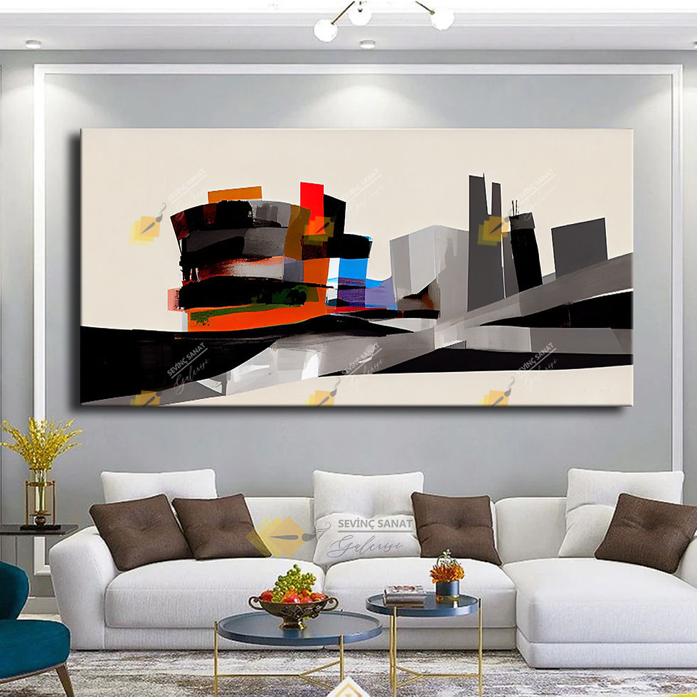 Küçük resim: Abstract Series 05 ( Sanatsal Yağlı Boya Dokulu Tablo )