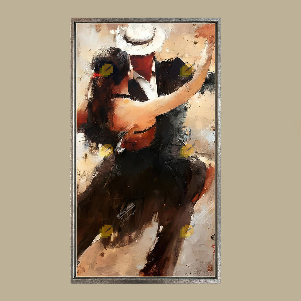 Küçük resim: Last Dance  ( Sanatsal Yağlı Boya Dokulu Tablo )