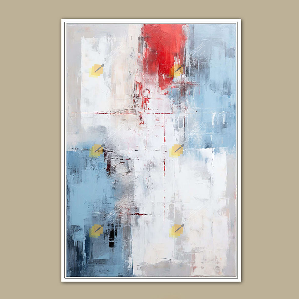 Küçük resim: Abstract Series 17 ( Sanatsal Yağlı Boya Dokulu Tablo )