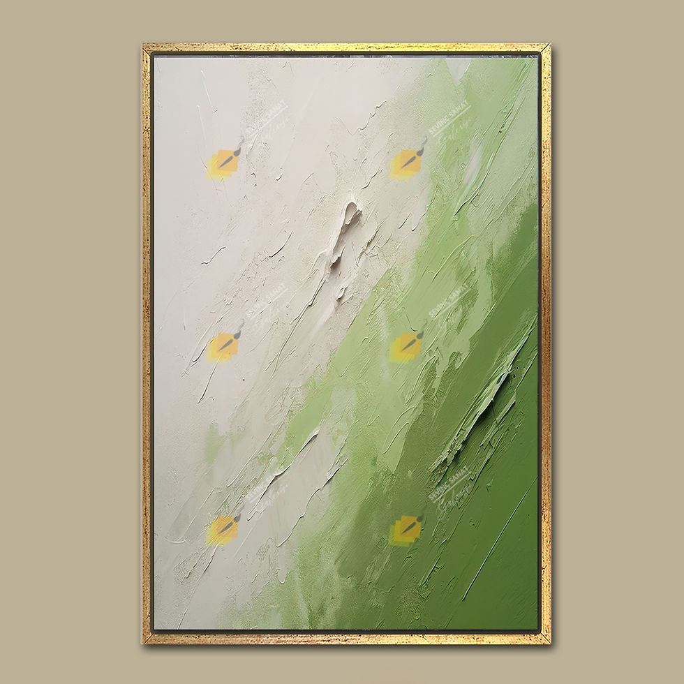Küçük resim: Green Coast ( Sanatsal Yağlı Boya Dokulu Tablo )