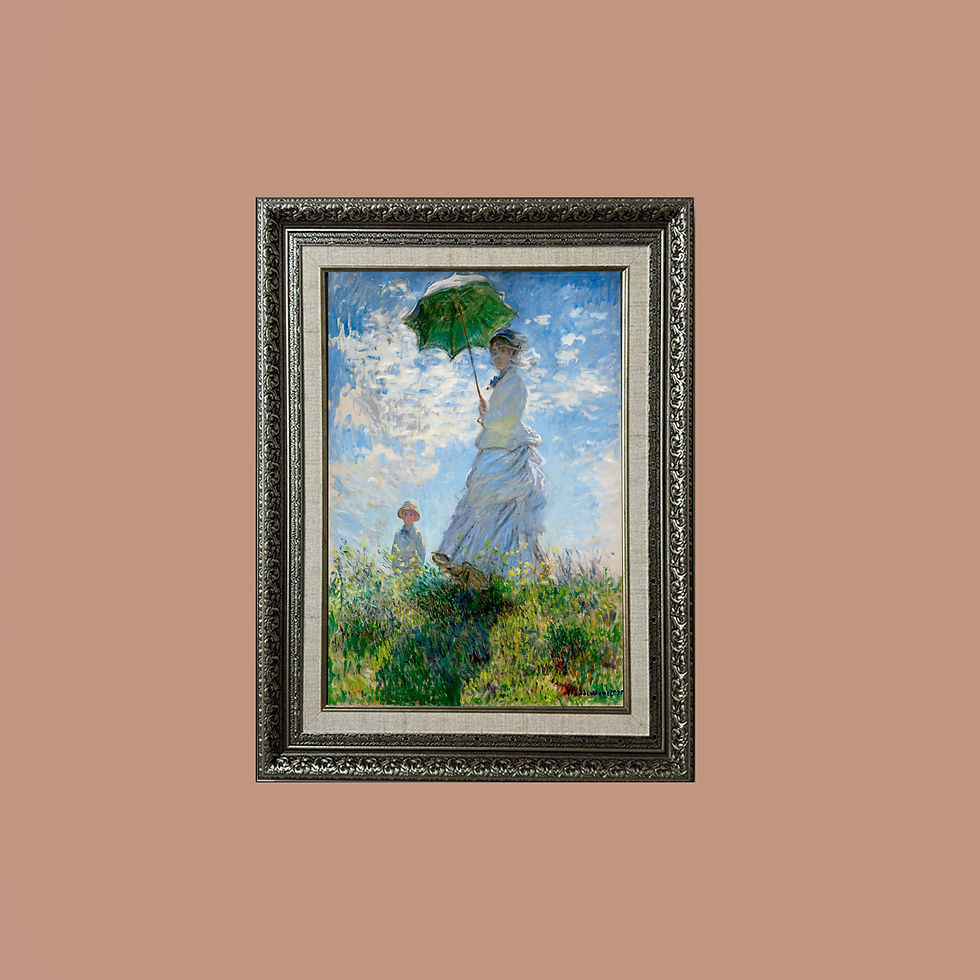 Küçük resim: Claude Monet'in Madame Monet ve Oğlu (1875)