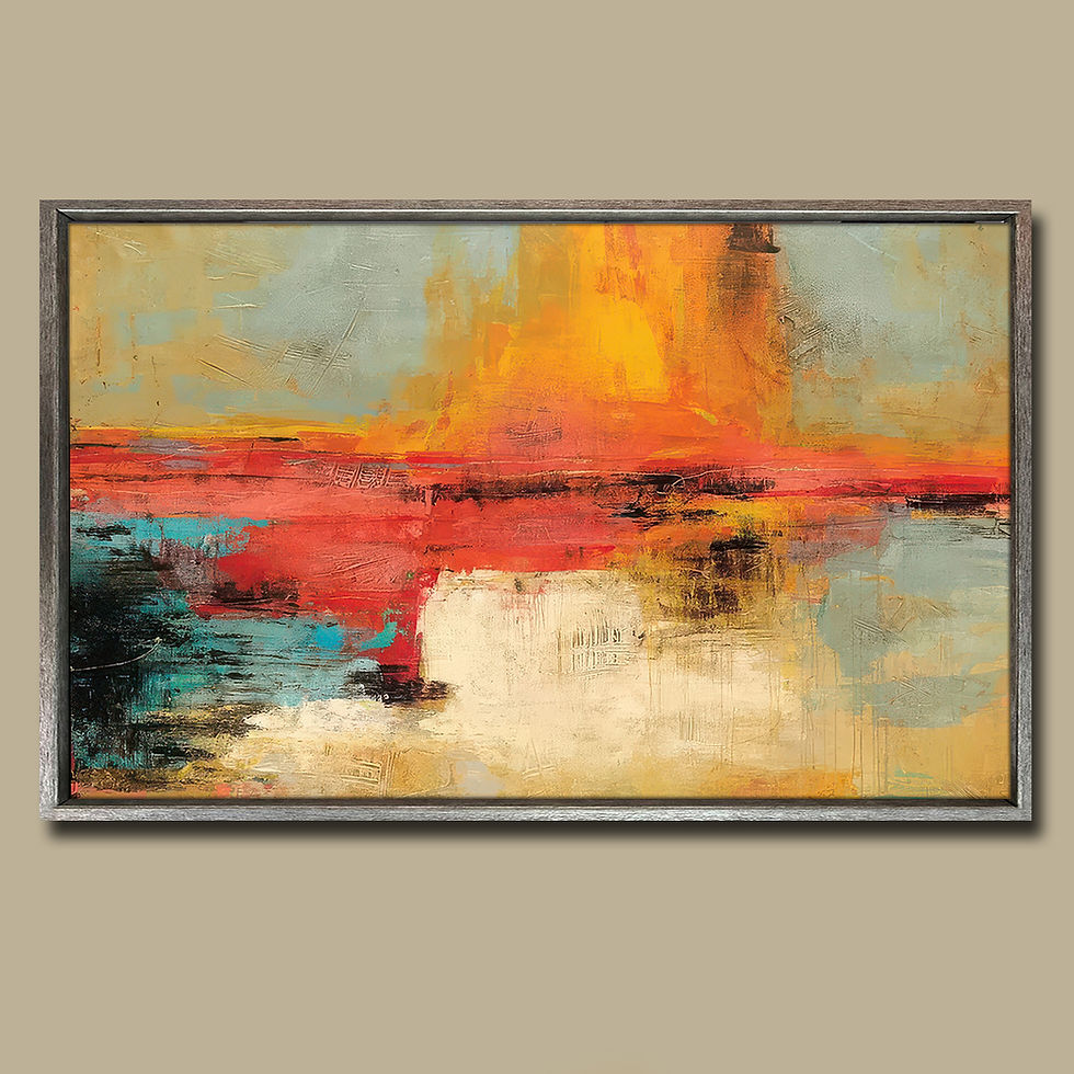 Küçük resim: Abstract Series 37 ( Sanatsal Yağlı boya Dokulu Tablo )