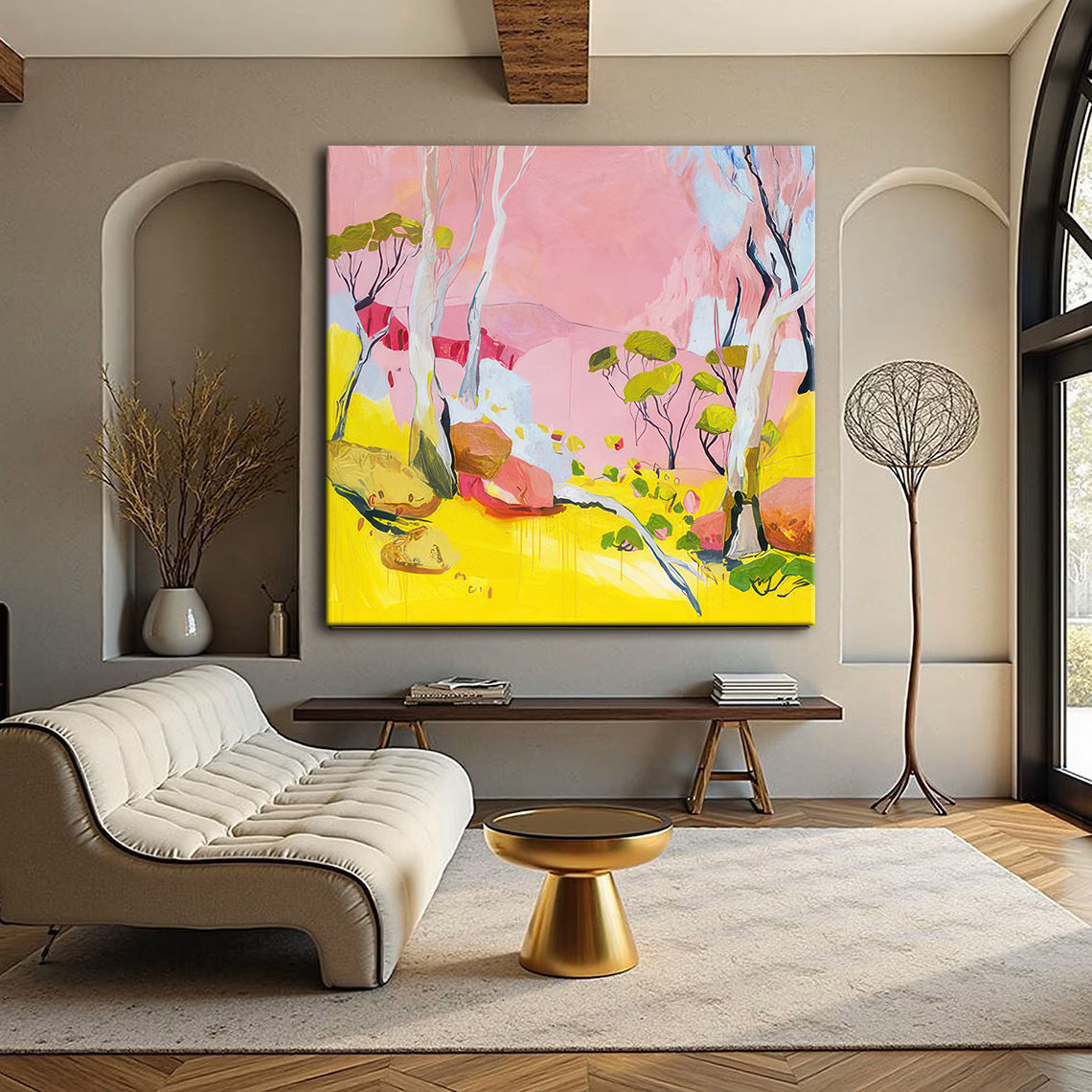 Abstract Series 50 (Sanatsal Yağlı Boya Dokulu Tablo)