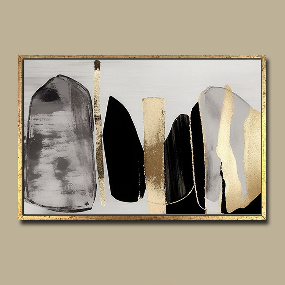 Küçük resim: Abstract Stone ( Sanatsal Yağlı Boya Dokulu Tablo )
