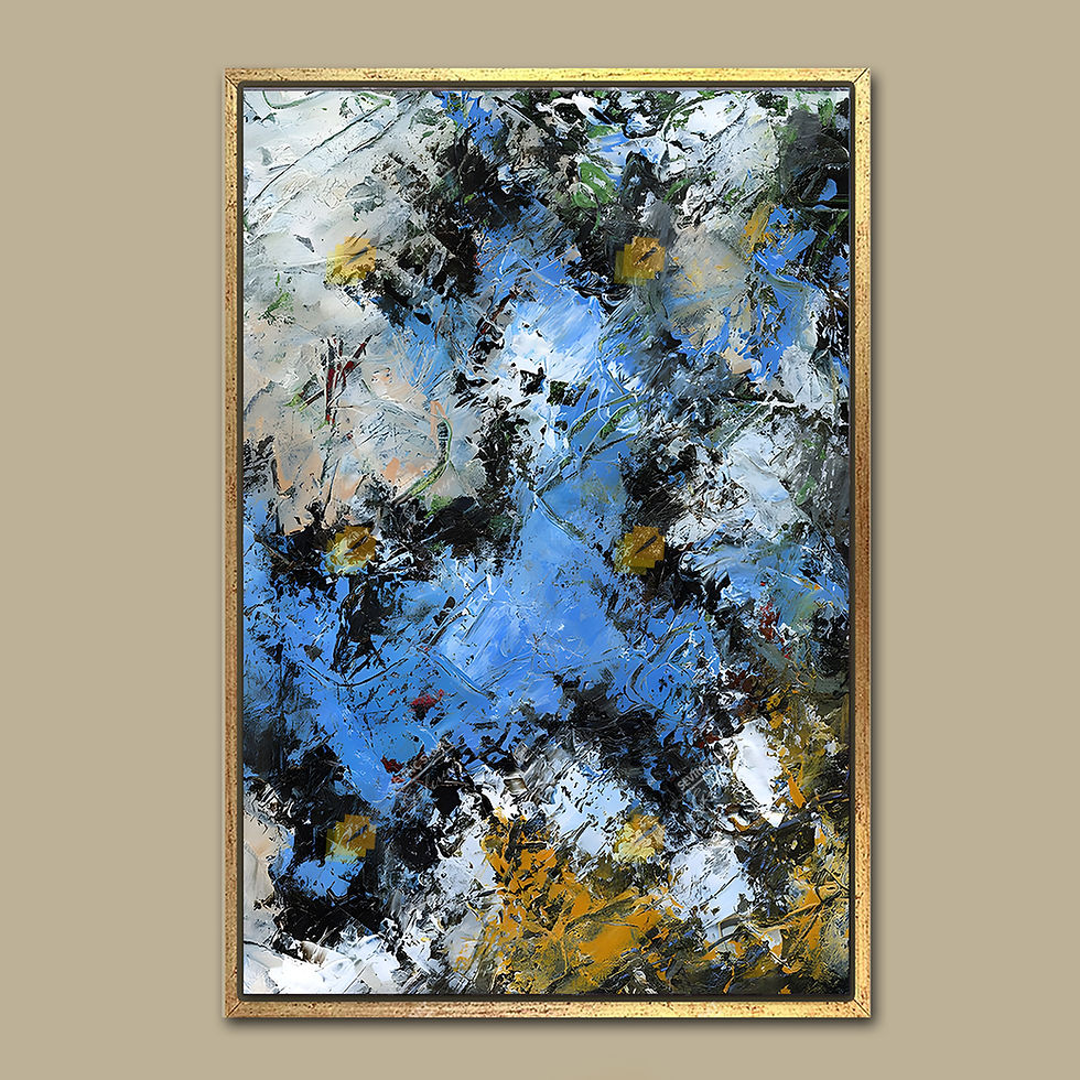 Küçük resim: Abstract Series 67 ( Sanatsal Yağlı boya Dokulu Tablo )