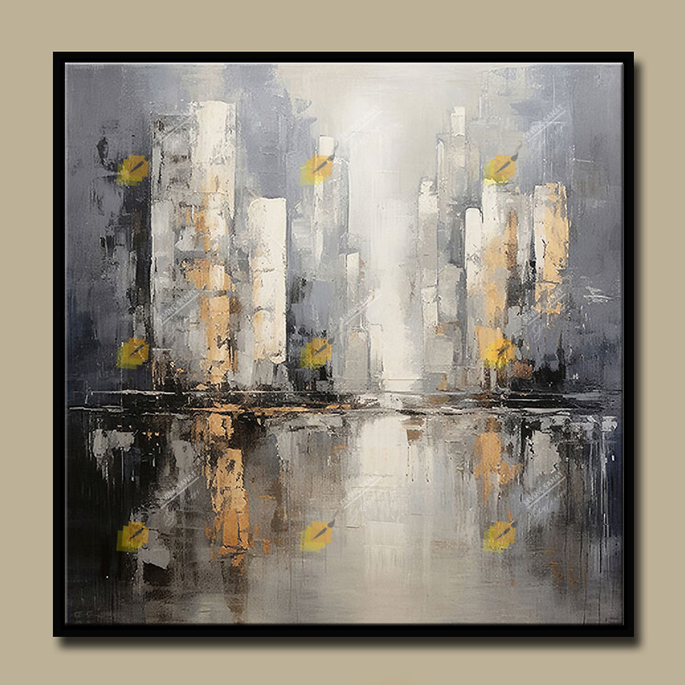 Küçük resim: Abstract High ( Sanatsal Yağlı Boya Dokulu Tablo )