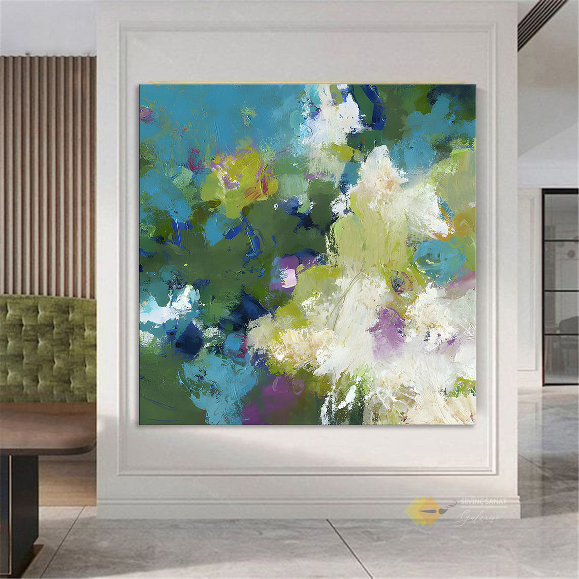 Abstract Series 57 (Sanatsal Yağlı Boya Dokulu Tablo)