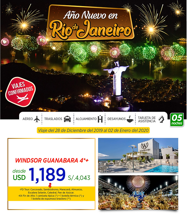 AÑO NUEVO EN RÍO DE JANEIRO