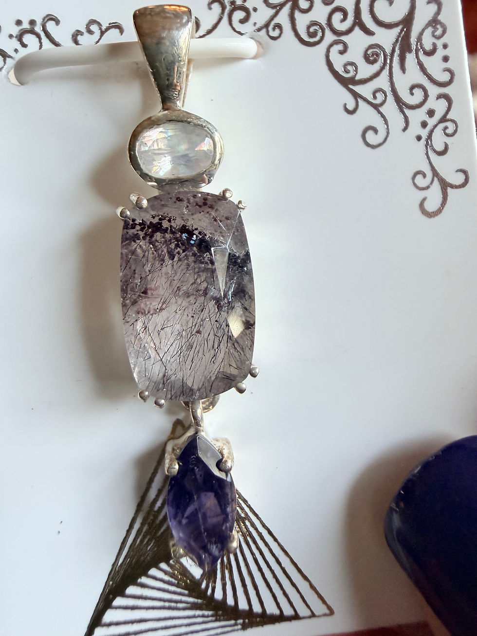 Thumbnail: Madagascar moonstone - super seven - amethyst