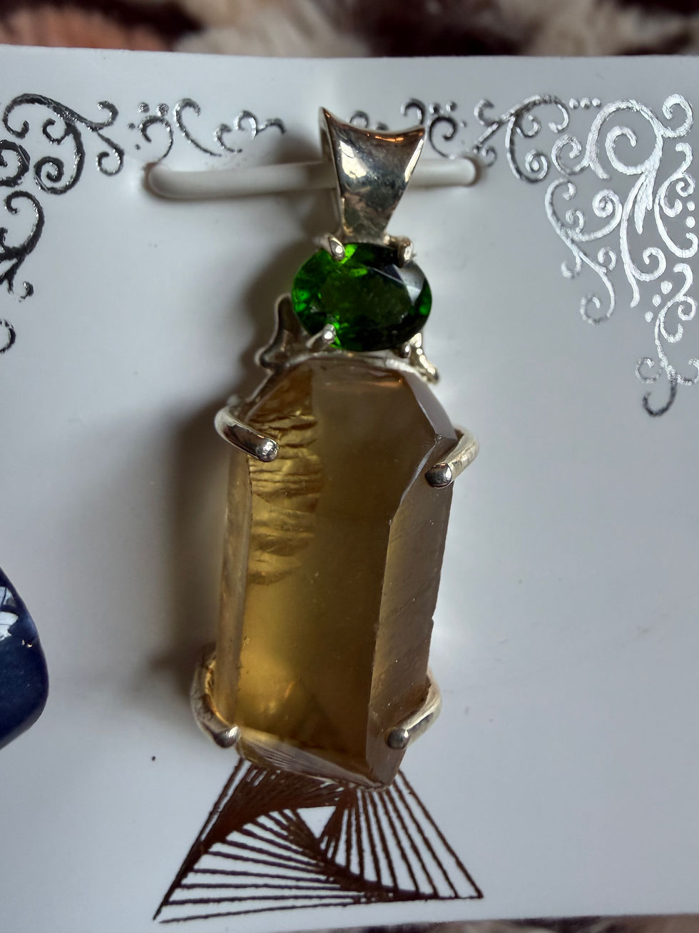 Thumbnail: Chrome diopside & natural citrine 