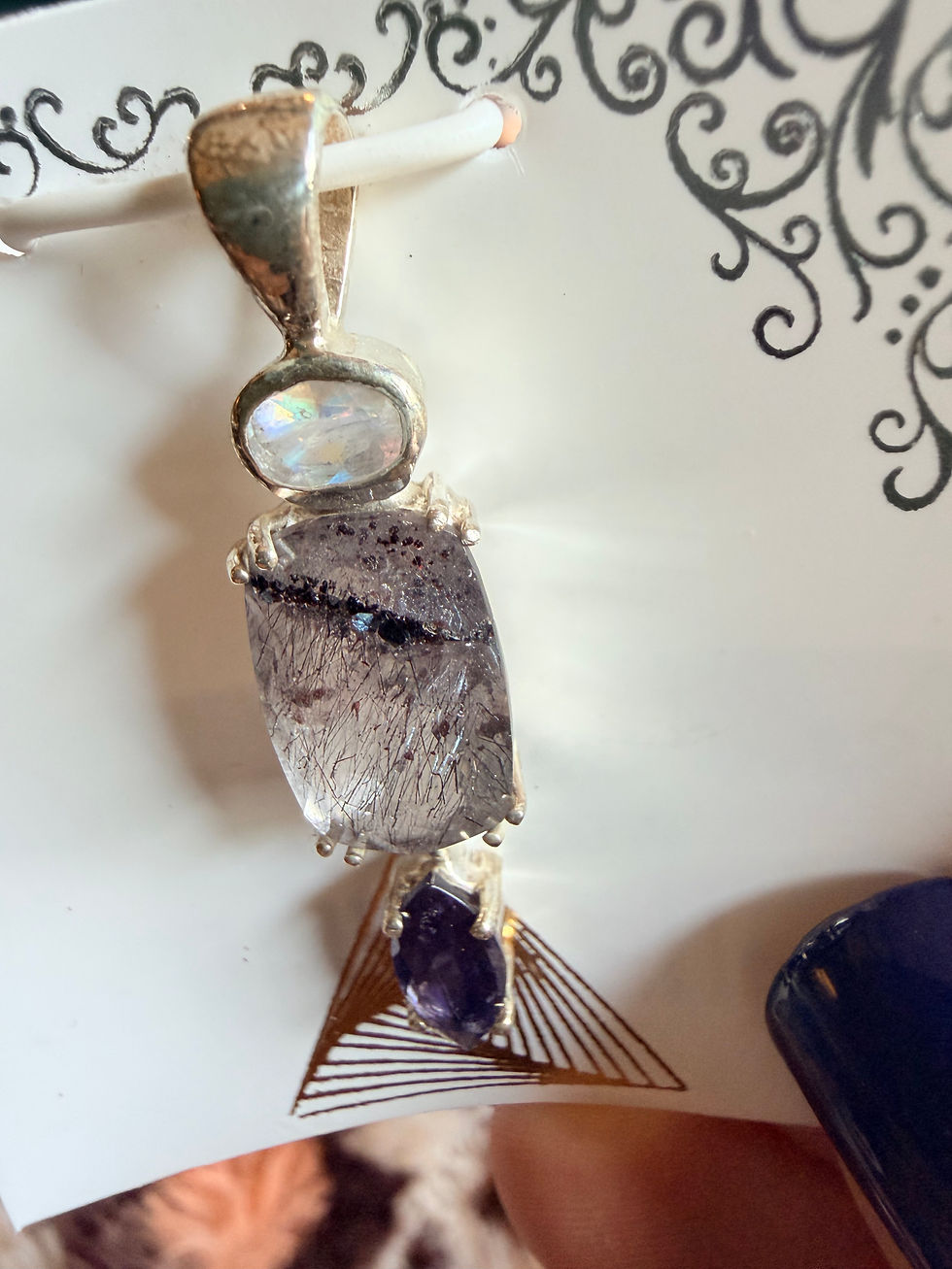 Thumbnail: Madagascar moonstone - super seven - amethyst