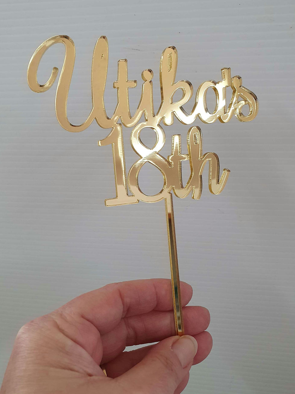 Custom Acrylic Topper