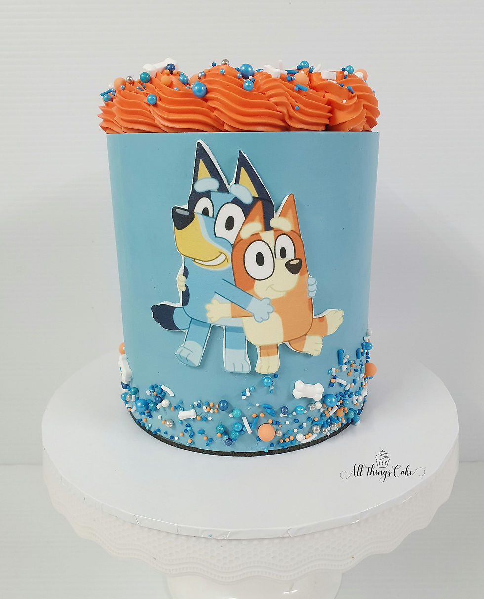 Bluey cake