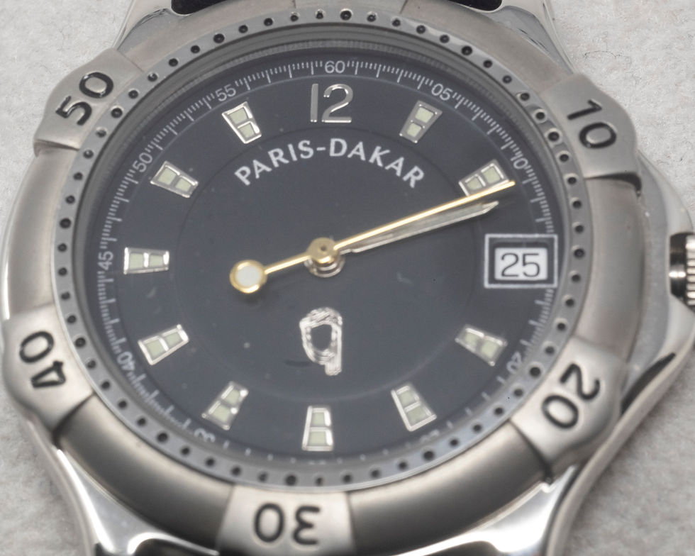 Thumbnail: Paris Dakar Swiss Movement Watch (Black)