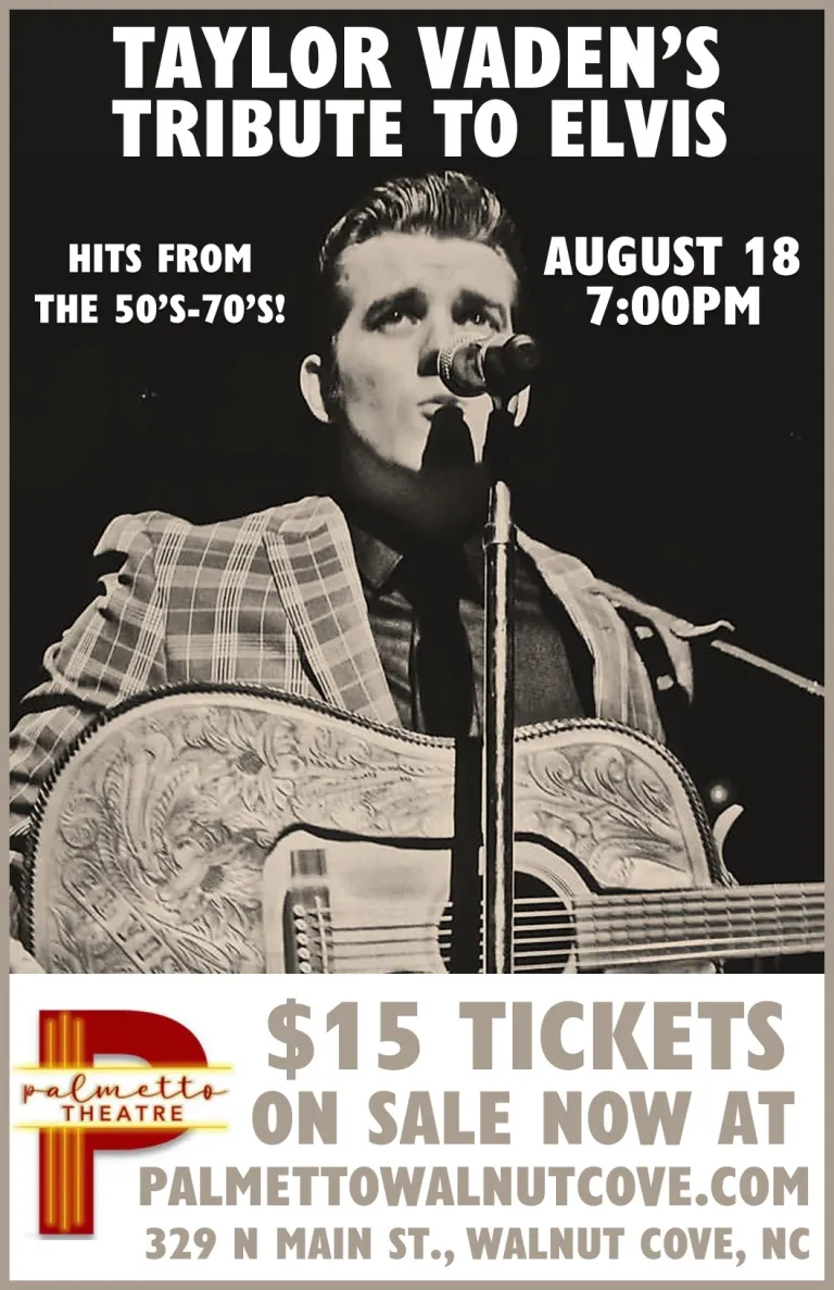 Taylor Vaden's Tribute to Elvis @ The Palmetto Theatre