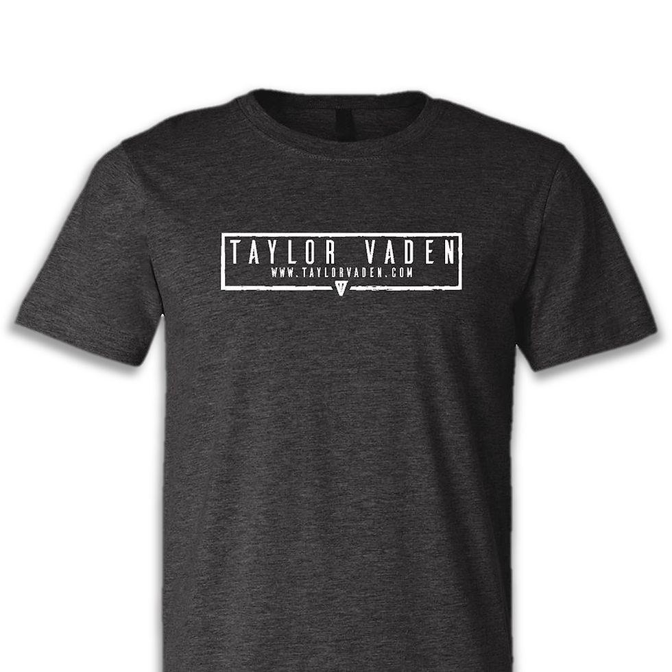 Taylor Vaden Comfy Tee - Dark Grey Heather