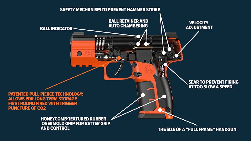 Thumbnail: BYRNA SD LAUNCHER - UNIVERSAL KIT LESS-LETHAL PISTOLS