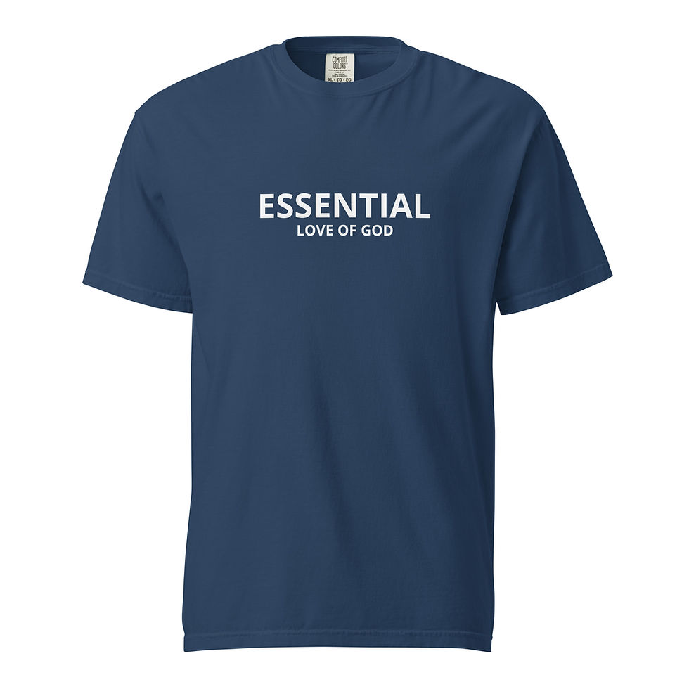 Thumbnail: Love of God - Unisex garment-dyed heavyweight t-shirt