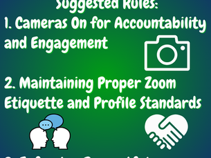 Online classroom suggested rules