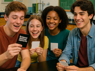 Students Playing Science Against Humanity