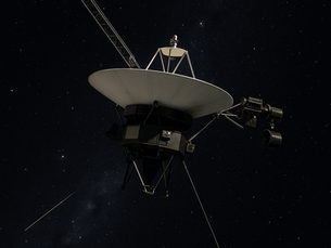 A image of what Voyager 1 looks like