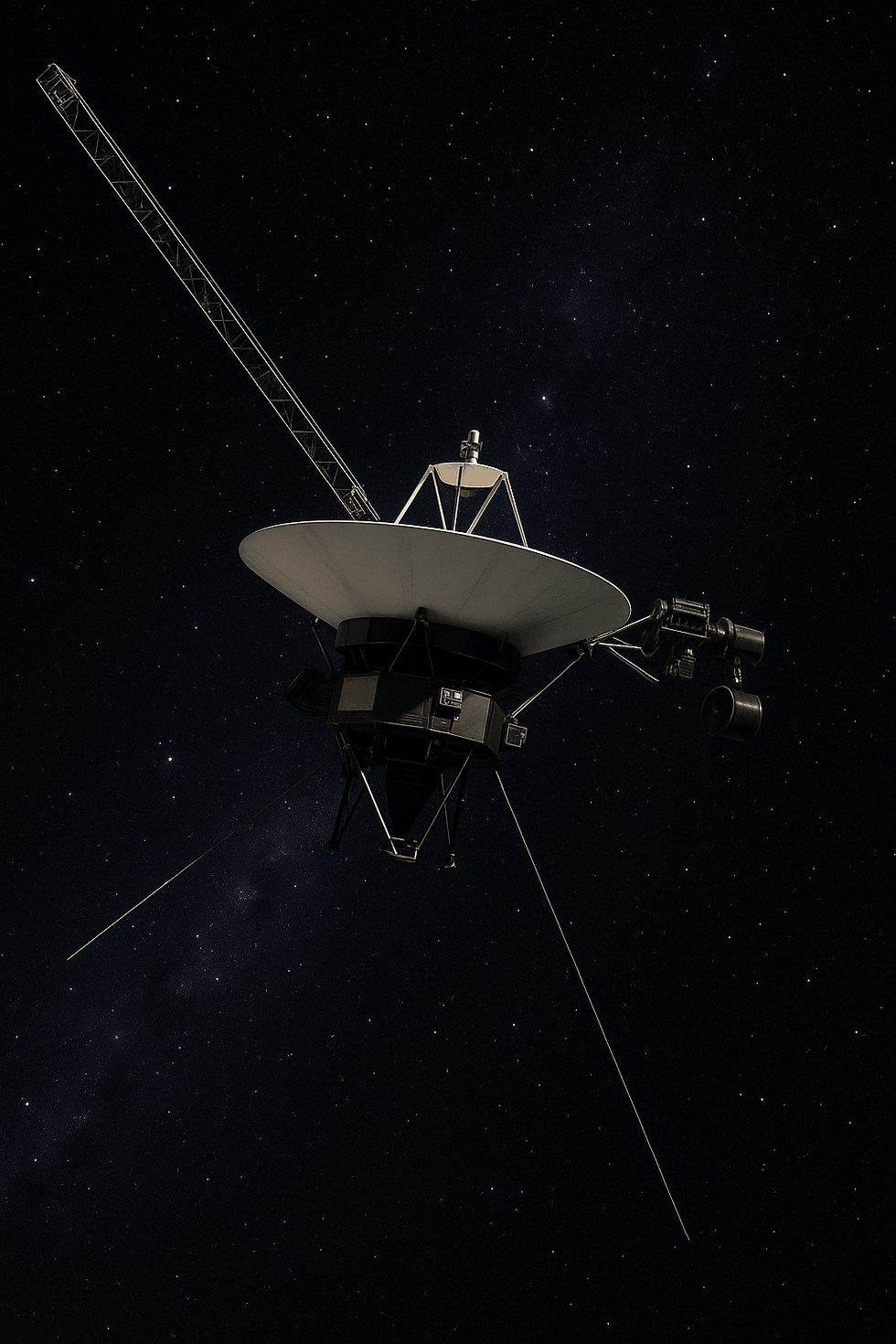 A image of what Voyager 1 looks like