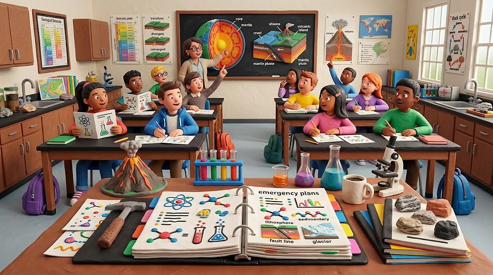 Emergency Sub Plans for Middle School Earth Science: Ready-to-Use Lessons for Substitute Teachers