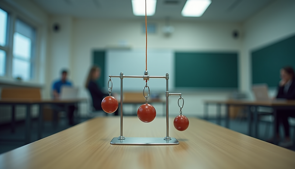 Physics experiment with pendulums