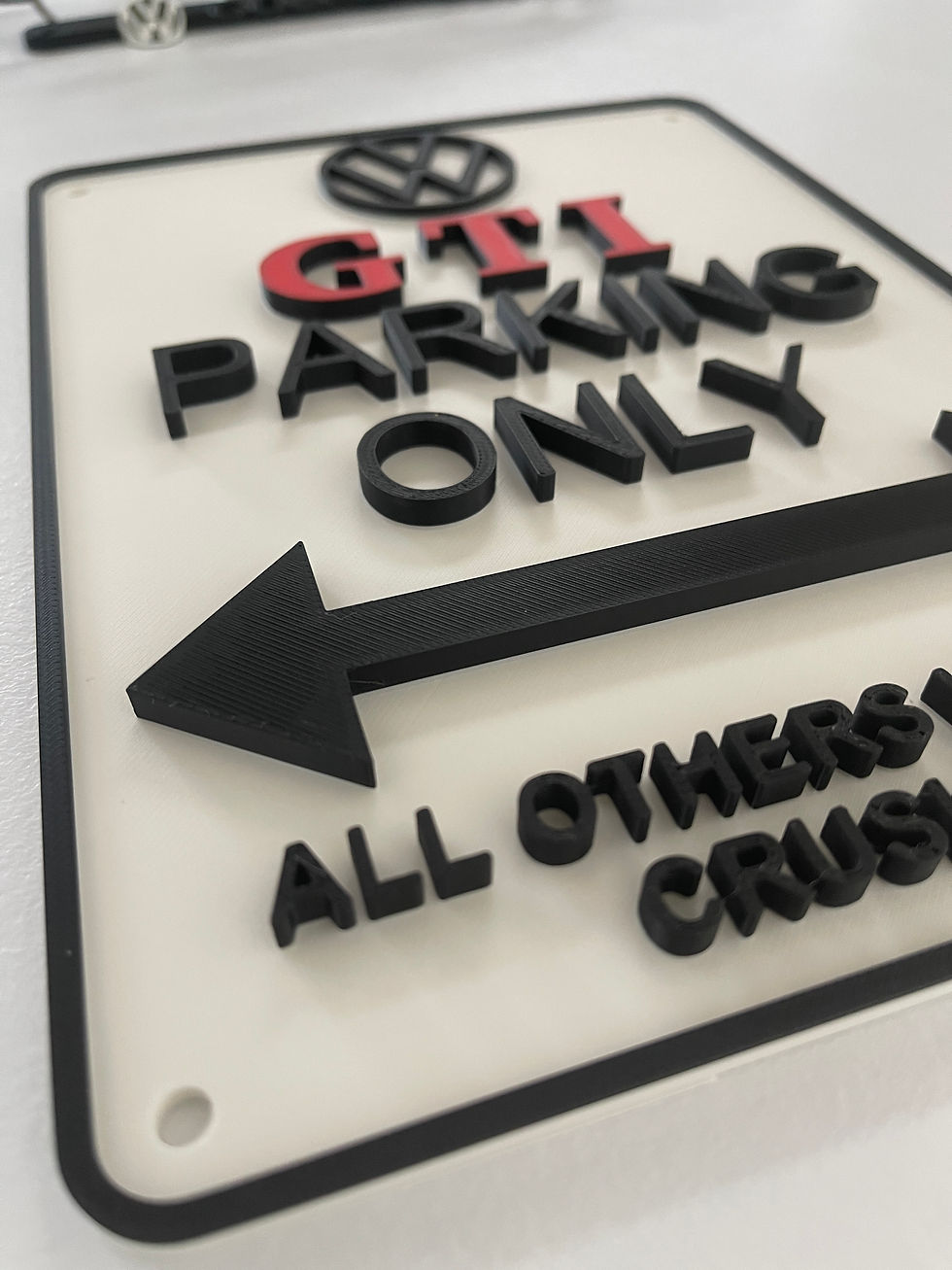 Miniature : Panneau “Parking Only” personnalisable – 3D - 22 x 16 cms