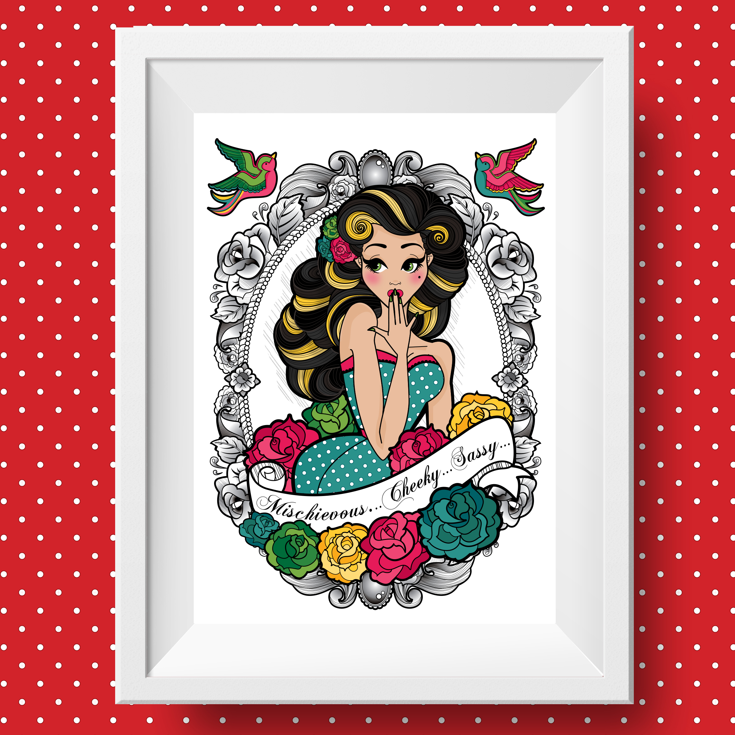 White Frame