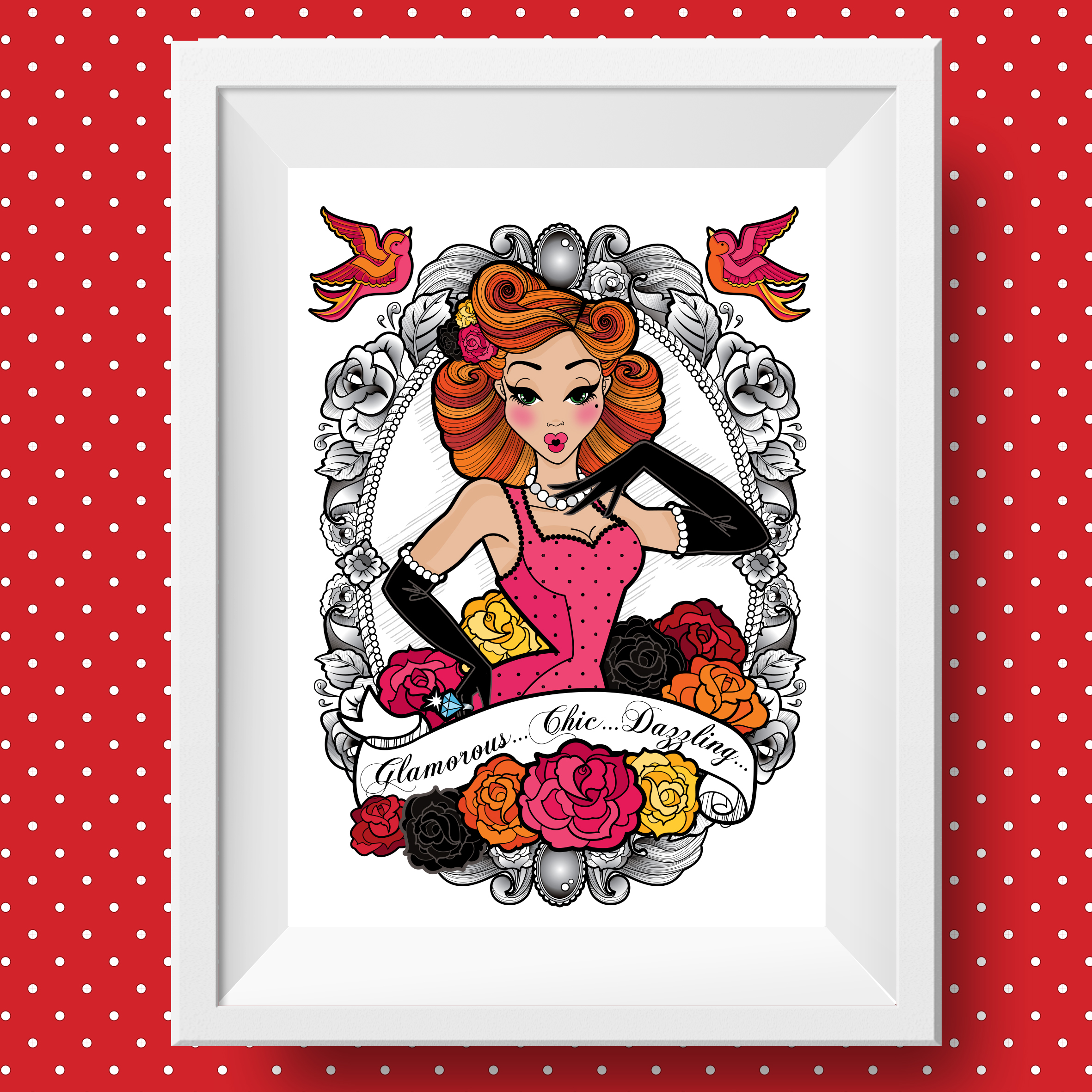 White Frame