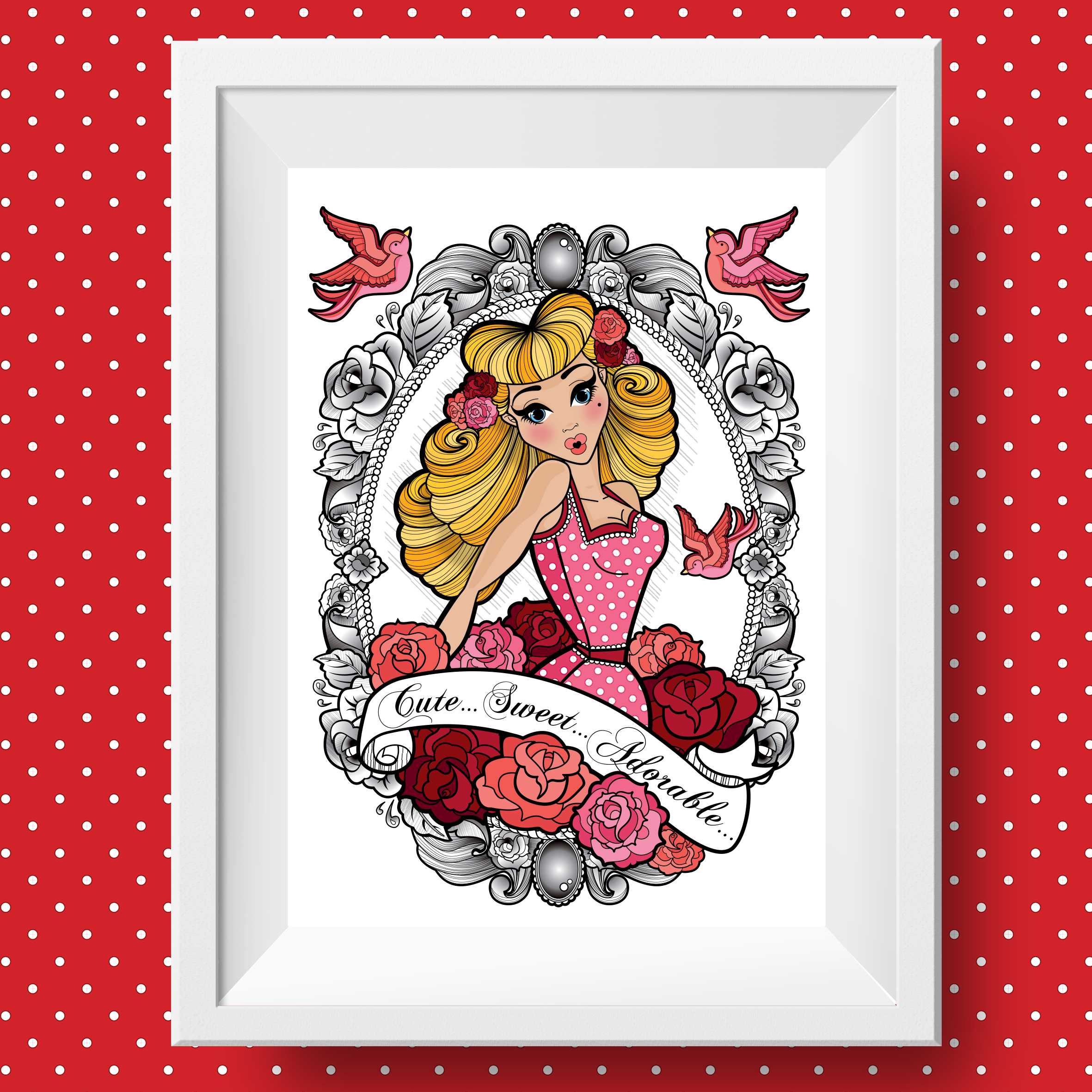 White Frame