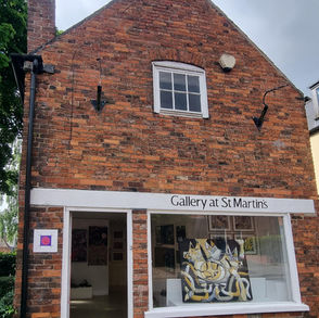St. Martin's Gallery, Lincoln, in the window: Cerberus